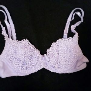 NWOT Lavender crochet bra
